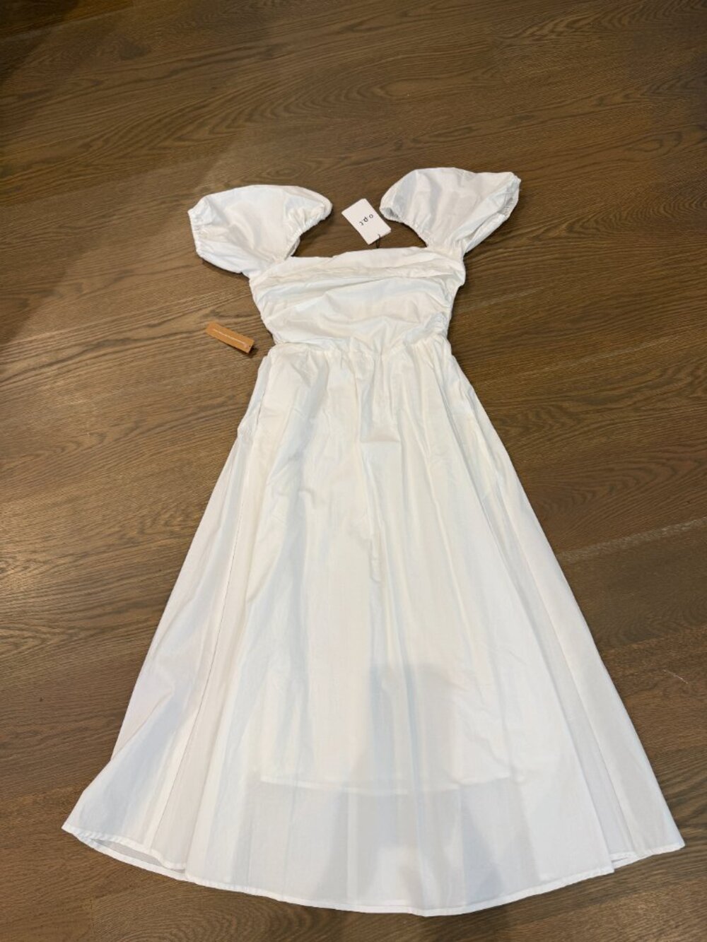 NWT White Midi Dress O.P.T Size Small